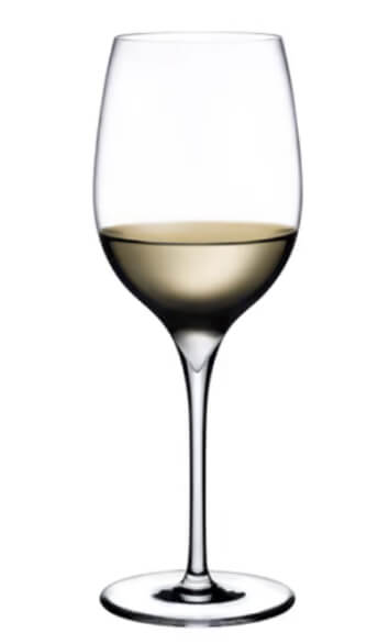 Nude Glass Dimple Aromatic White Wine Glass, Set of 2, goop, $70